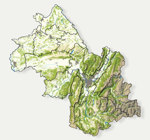 Carte de l'Isère